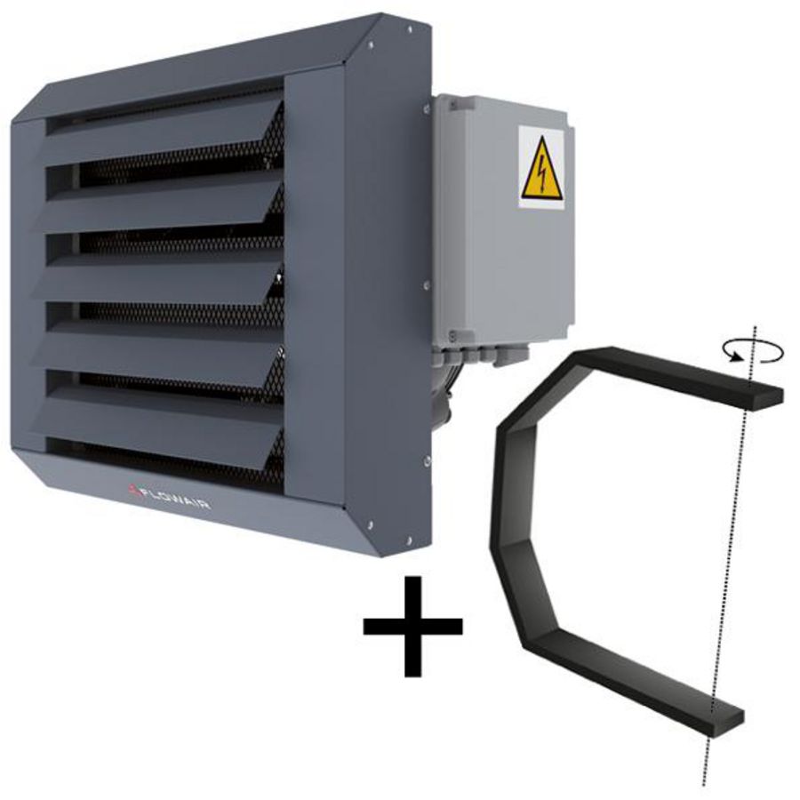 Flowair elektr. luchtverwarmer LEO EL-S GBS (6/10,8kW) 400V incl. montagebeugel
