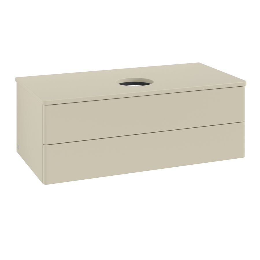Wastafelonderkast Antao 1000x360x500mm S.Grey Matt Lacquer K20010HJ