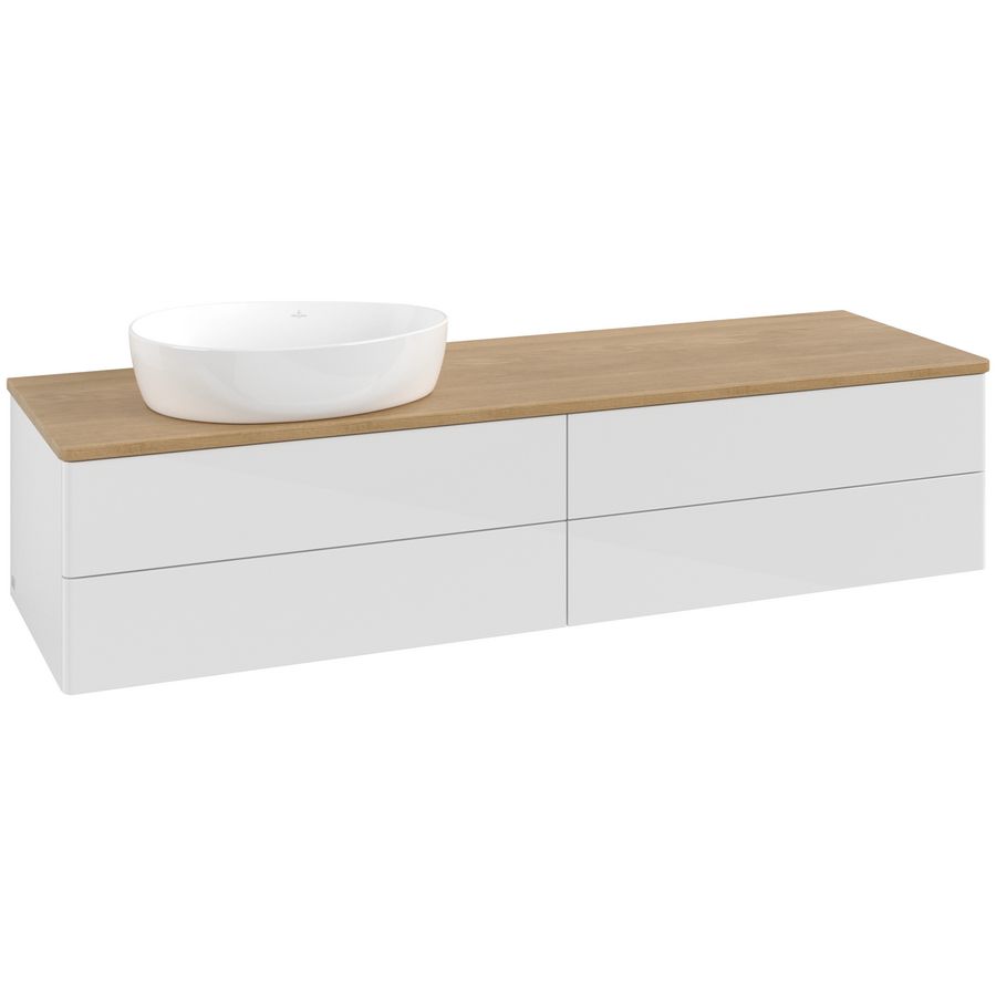 Wastafelonderkast Antao 1600x360x500mm G.White.L K26011GF