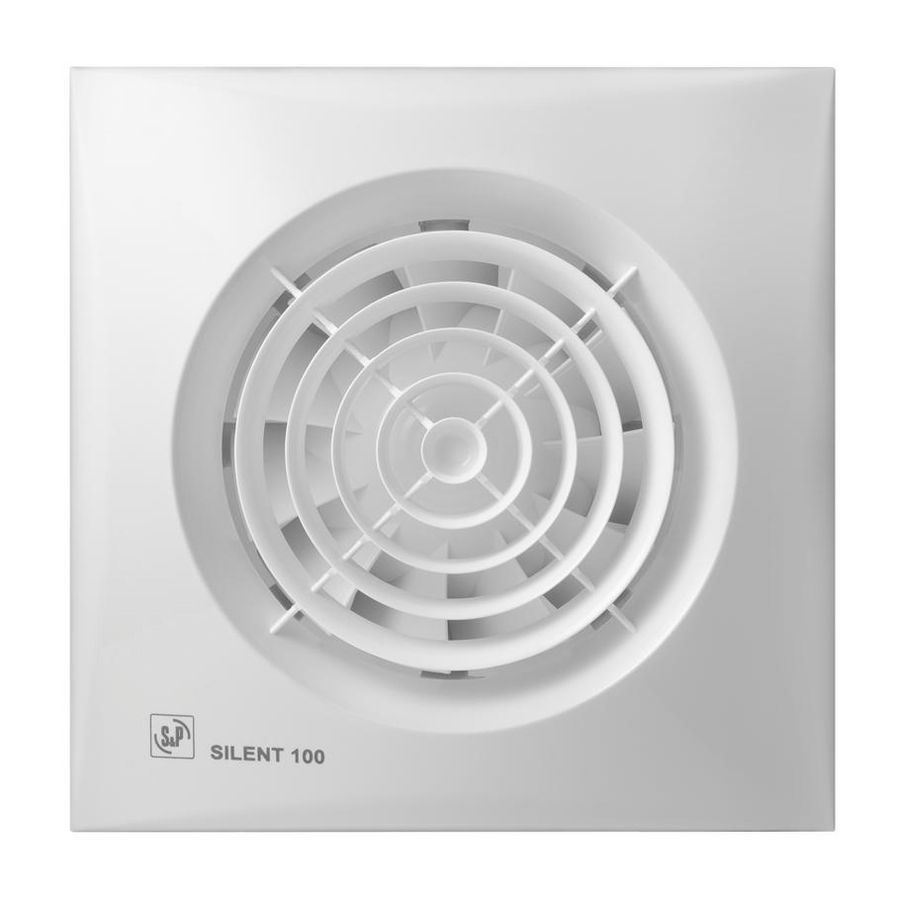 Badkamerventilator SILENT-100CRZ 100mm met timer