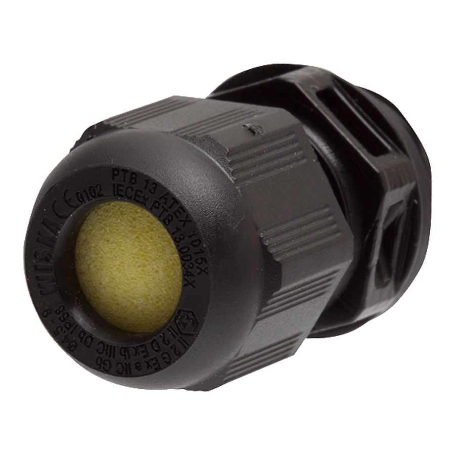 Kabelwartel ATEX EX-e M16x1,5 drl 4,5-9mm zwart VVE=50