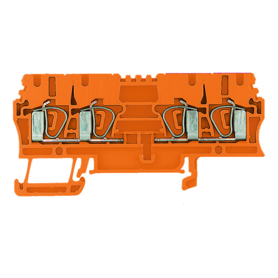 Doorvoerklem oranje 2.5mm2 1636810000 VVE=100