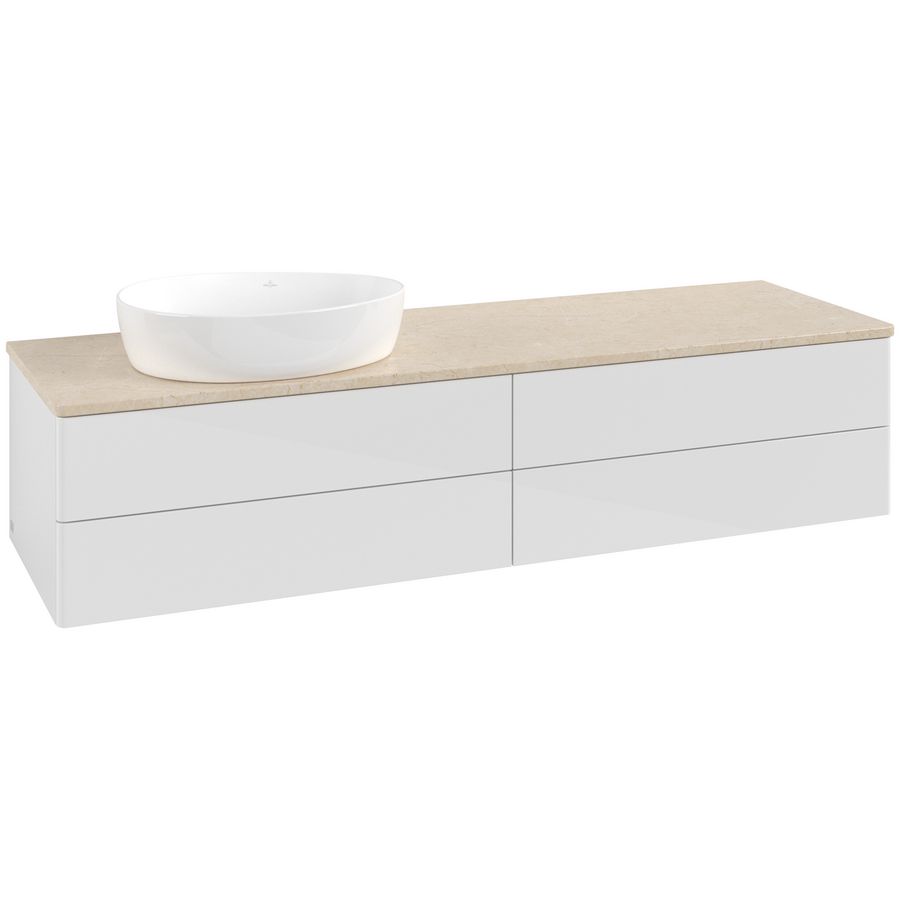 Wastafelonderkast Antao 1600x360x500mm G.White.L K26013GF