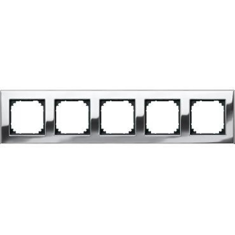 Afdekraam-M-Elegance-5-voudig-Metaal-Chroom