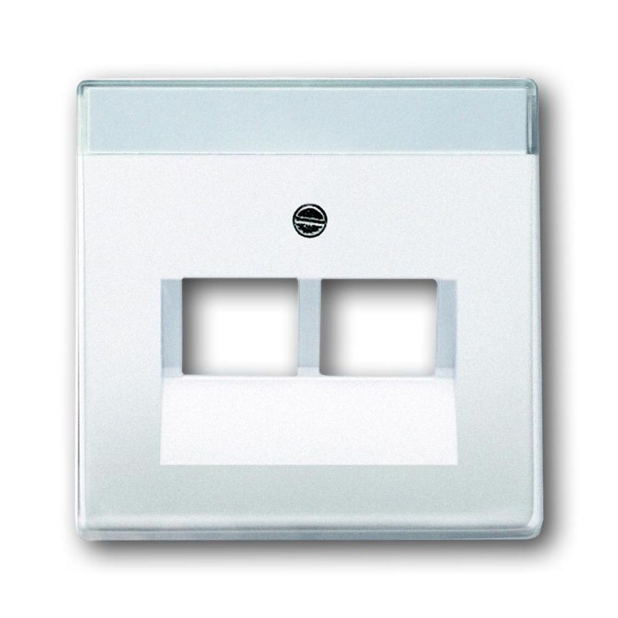 Centraalplaat afd v datadoos 2 x RJ45 s-studiowit