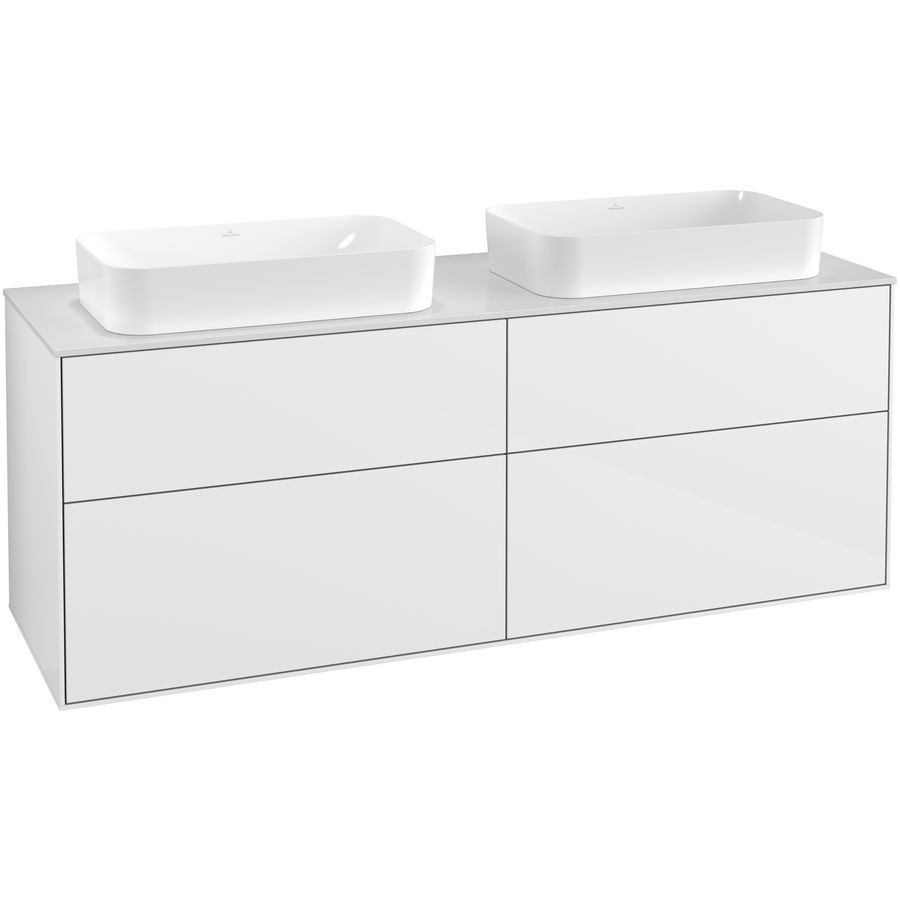 Wastafelonderkast Finion 1600x603x501mm G.White.L F31100GF
