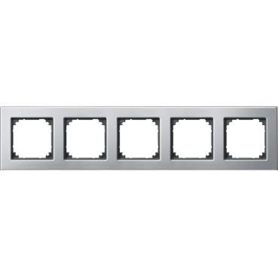 Afdekraam-M-Elegance-5-voudig-Metaal-Platinumzilver