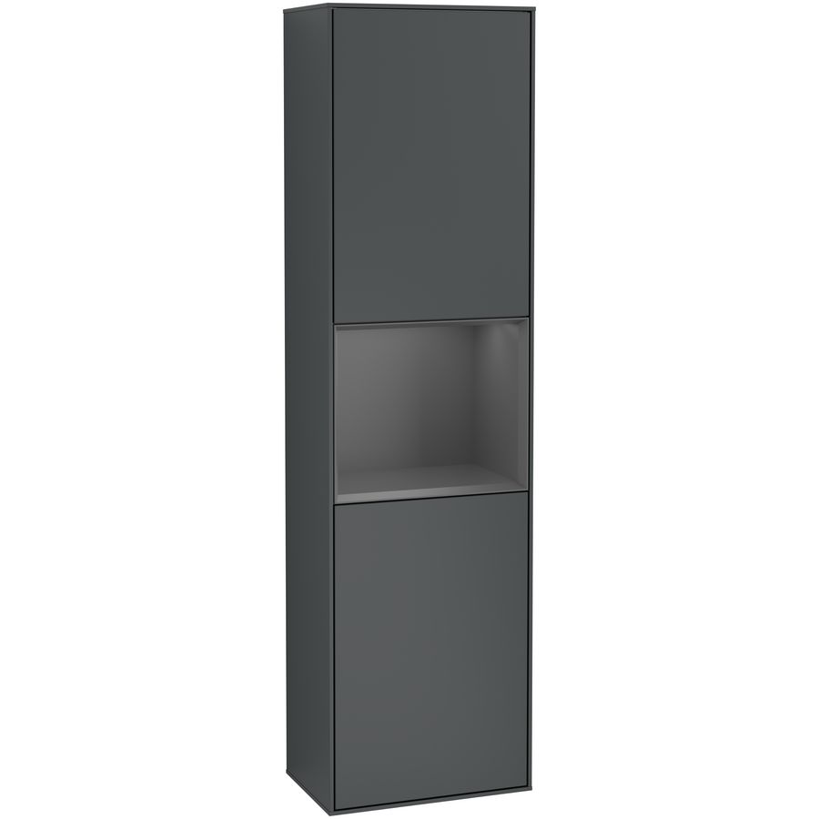 Hoge kast Finion 418x1516x270mm Mid.Blue Matt Lacquer F460GKHG