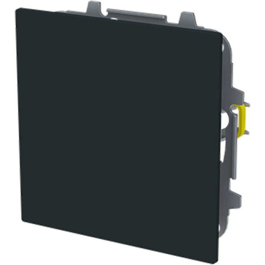 Centraalplaat blind art-matzwart (1742-45M)