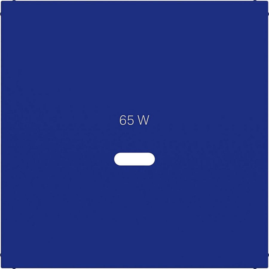 Centraalplaat voor USB-C-contactdoos, A.x/C.x, cobalt, mat