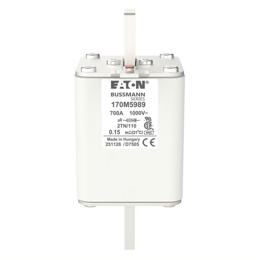 Zekering hoge snelheid 700A AC 1000V 150kA 2 59x75x13 VVE=3