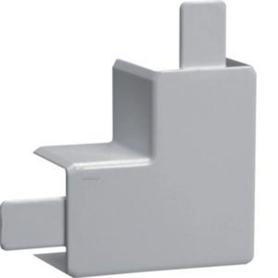 Vlakke hoek voor goot 40x40mm LF grijs