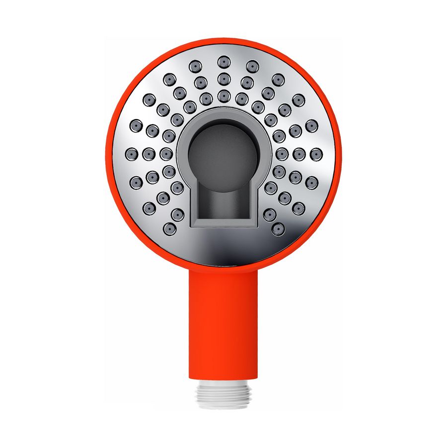 Kaldur handdouche oranje soft-touch 1/2 aamsluting