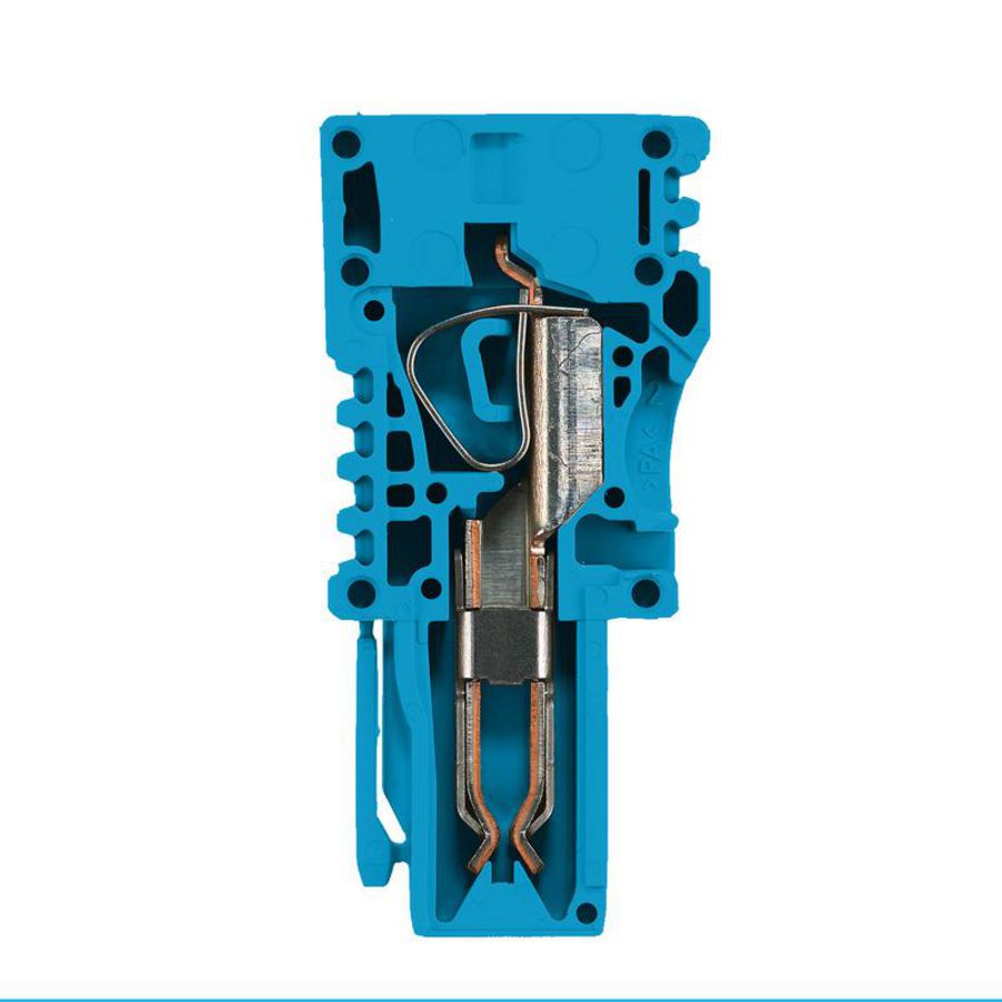 Plug (terminal) bl. 4mm² connections: 1 V-0 Wemid Nu VVE=50