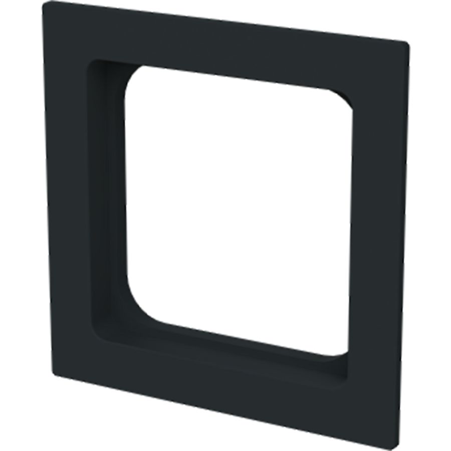 Centraalplaat verloop 50 x 50mm art-matzwart (1746/10-45M)