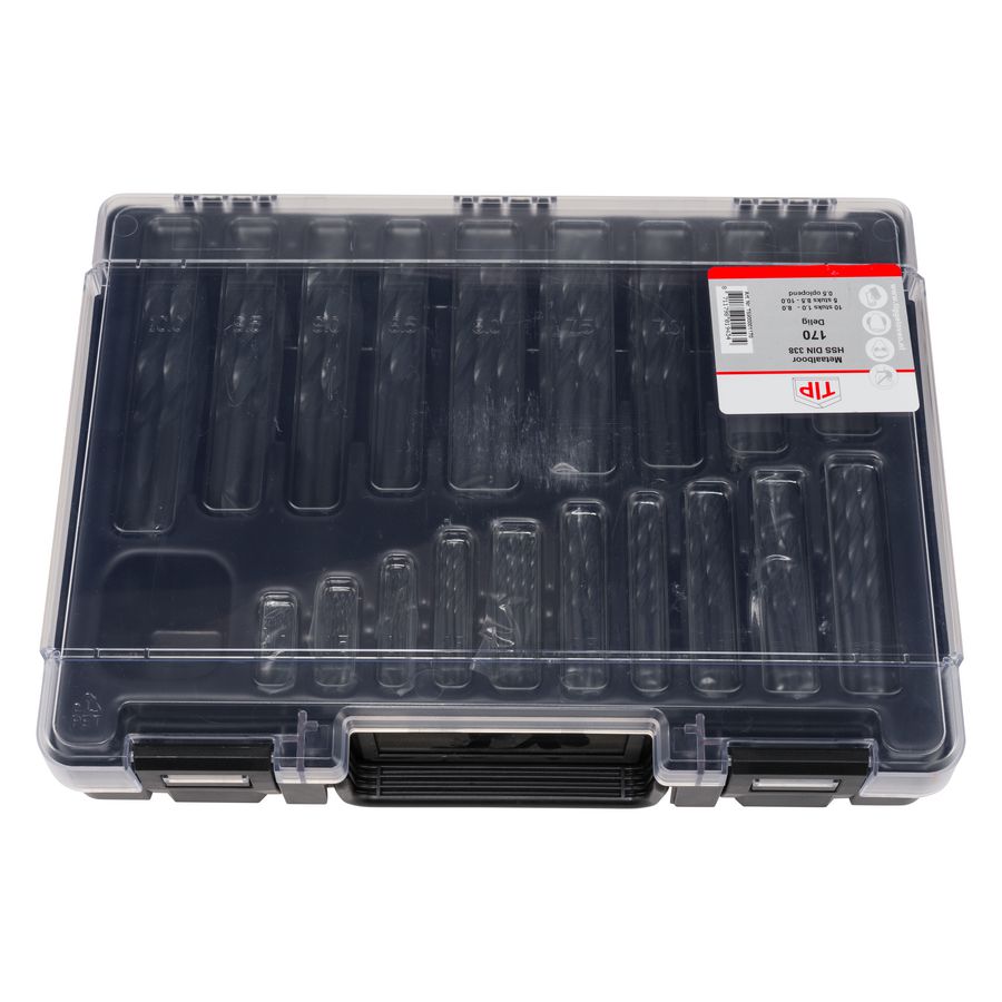 Metaalboorcassette rolgewalst 170-delig