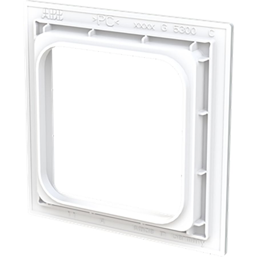 Centraalplaat verloop 50 x 50mm art-wit (1746/10-44G)