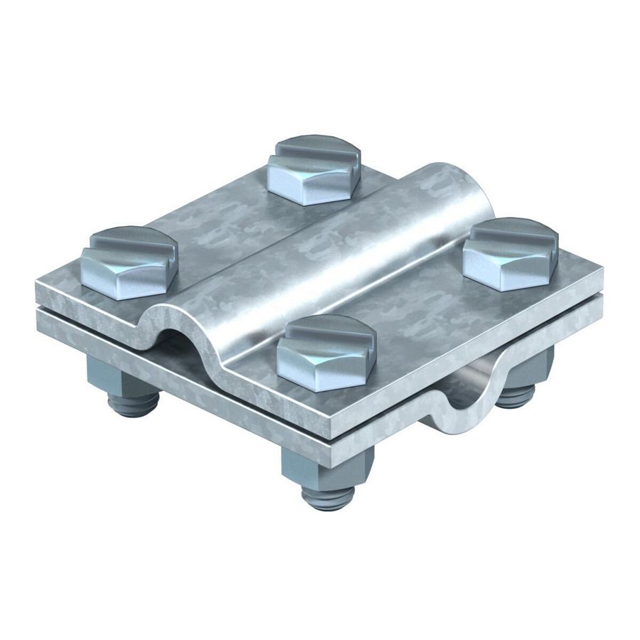 Kruisverbinder rond/rond zonder tussenplaat 8-10mm VVE=3400