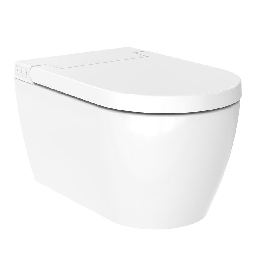 Douchecloset RAPOWASH BASIC 2.0 wit wandmodel 575mm incl. zitting