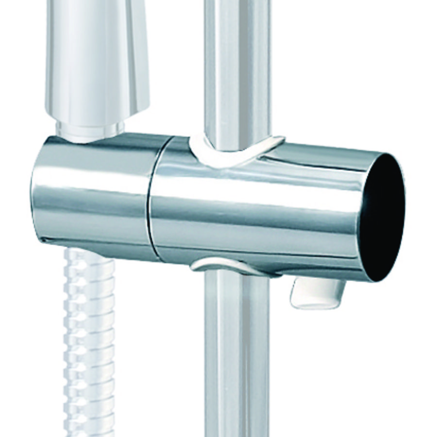 Glijstuk Ø20,6mm chroom tbv glijst. Aqua 100/Idealrain