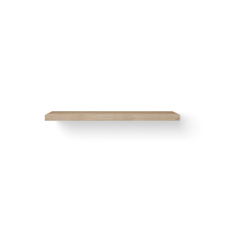 Wastafelblad Base Wood eiken 140cm zwart zonder handdoekbeugel