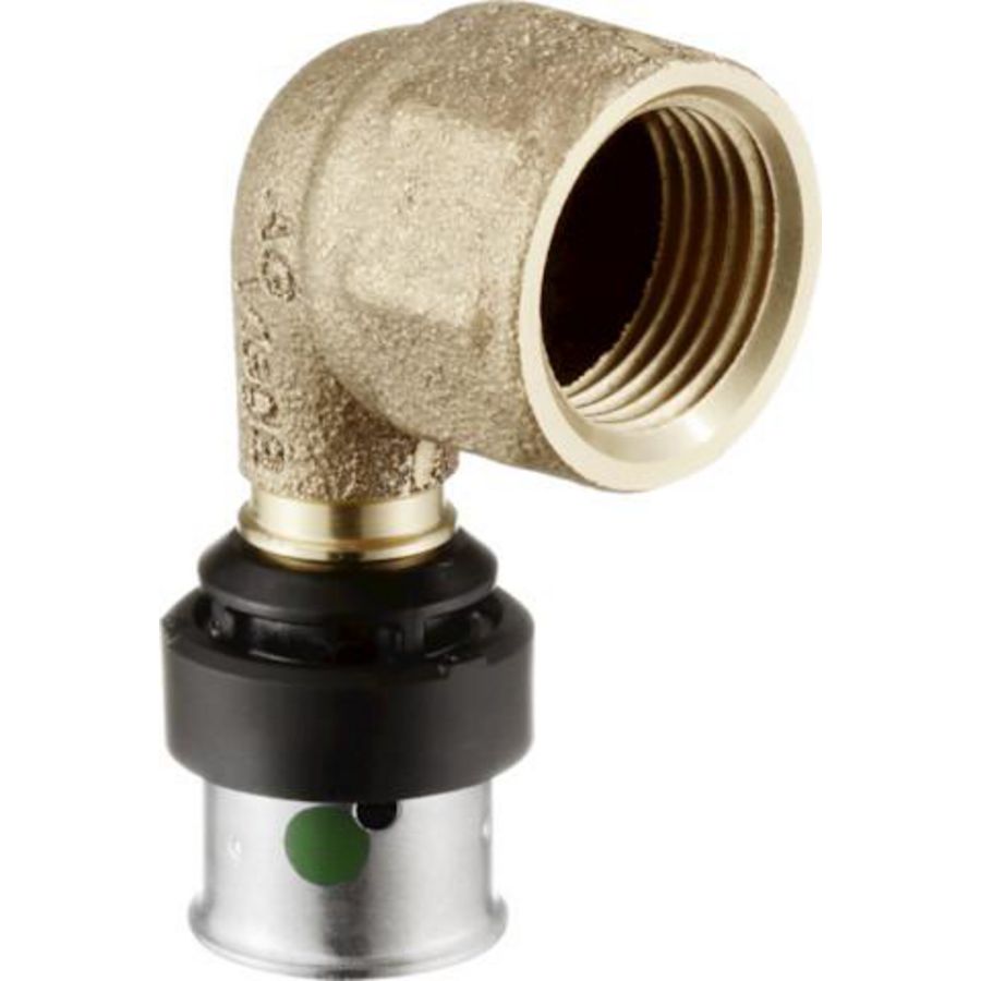 Schroefbus haaks SMARTPRESS 20x1/2" bn. brons 6714.1