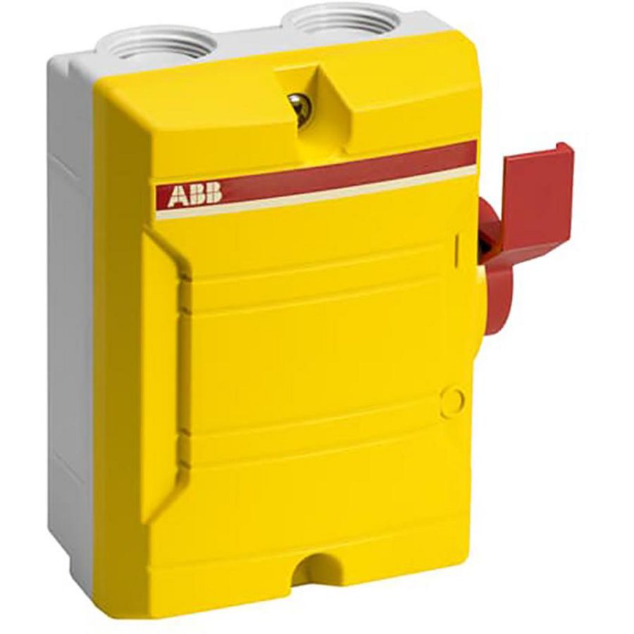 Werkschakelaar 4P 16A (AC-23A 500V) 1M behuizing kabelinvoer