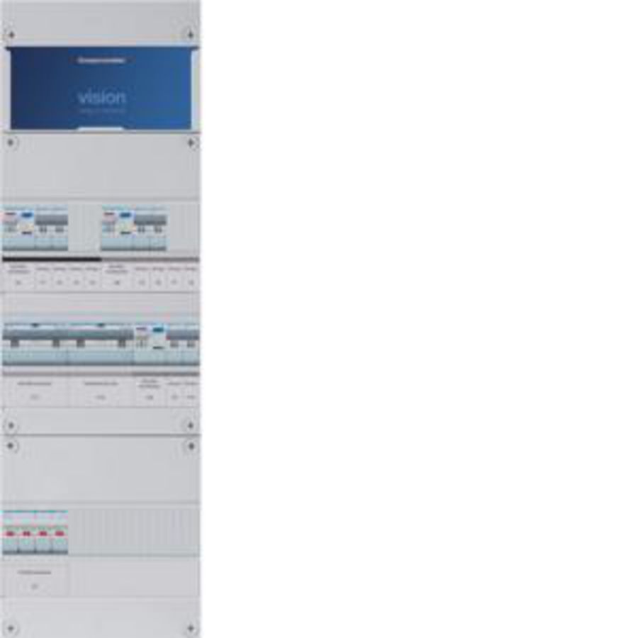 Groepenkast 6-groepenverdeler HS 3xALS 2P 30mA +B+B 3-fase