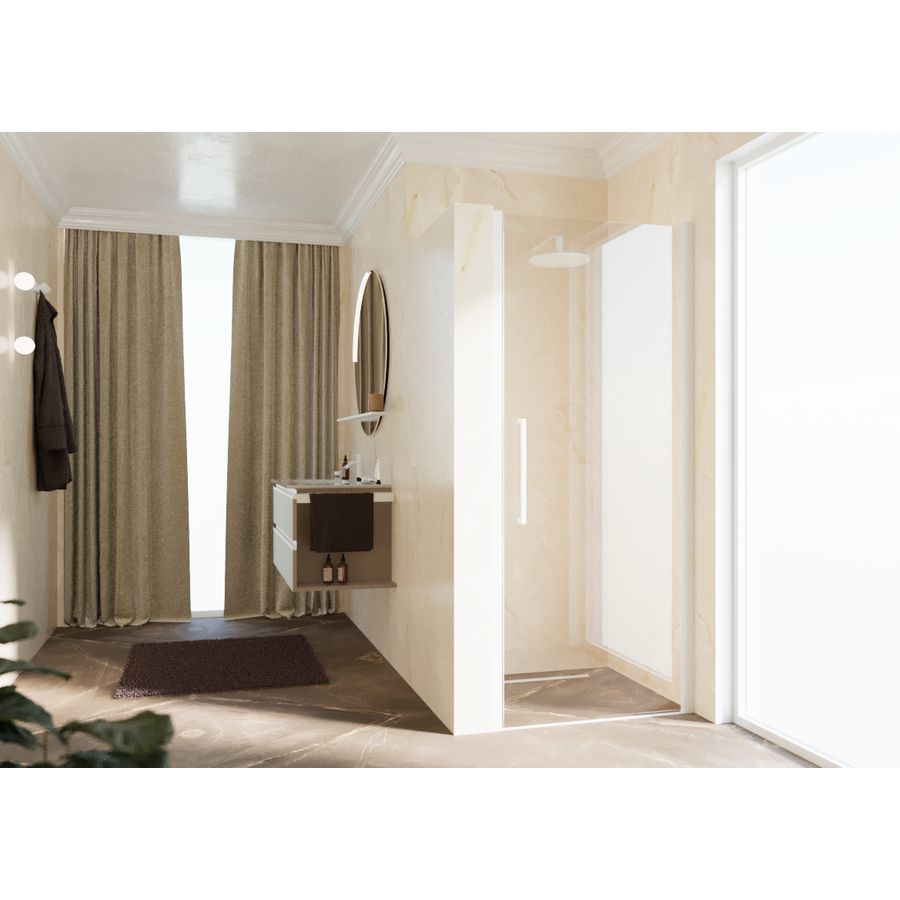 Douchedeur Young 1B 67 Ver.67-71Cm Aqua Wit Mat