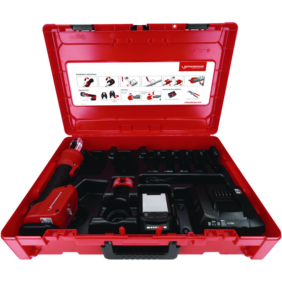 PROMO ROMAX NANO persmachine Basic Set incl. 1x 2Ah accu CAS