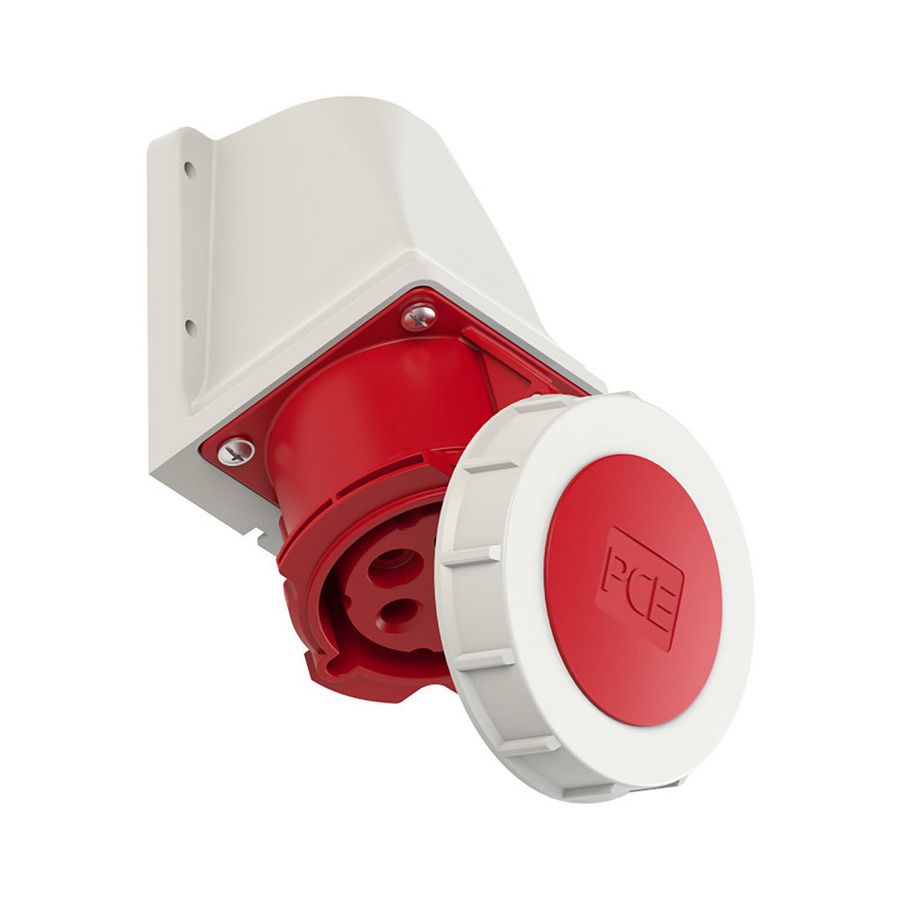 CEE opbouw CONTACTDOOS 32A 5p 400V 6h rood IP67