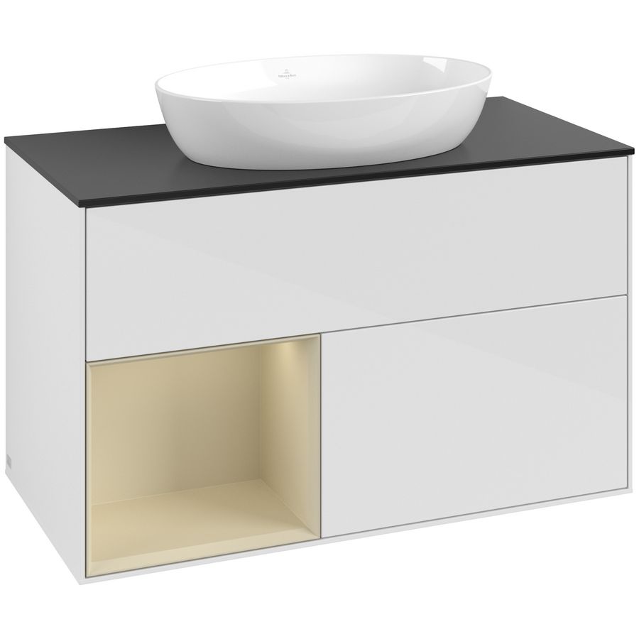 Wastafelonderkast Finion 1000x603x501mm G.White.L GA12HJGF