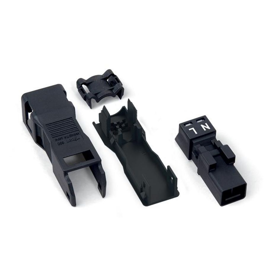 Male met trekontlastingsbeh. 2-polig 890-112 VVE=50