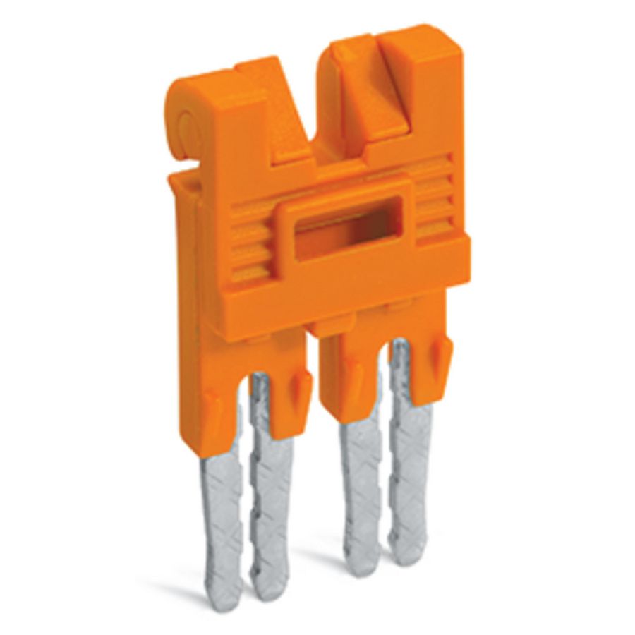 Brug 2-voudig geisoleerd oranje 282-432/100-000 VVE=10