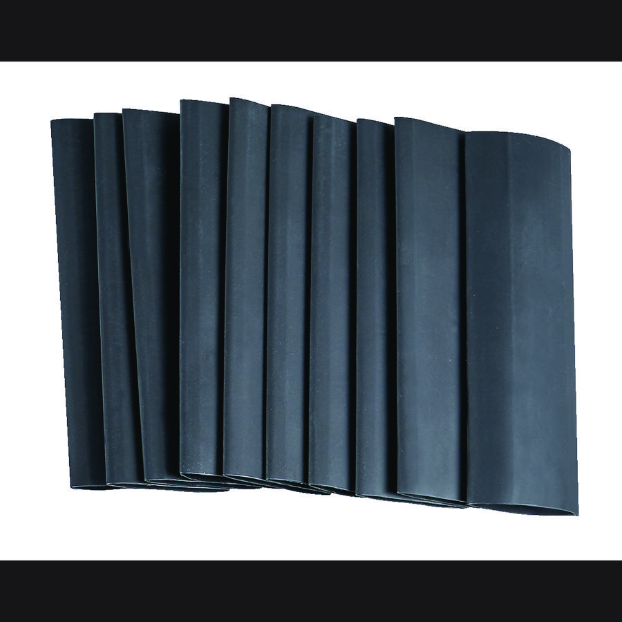 Krimpkous 2:1 zwart 12,7-6,0 10 St.