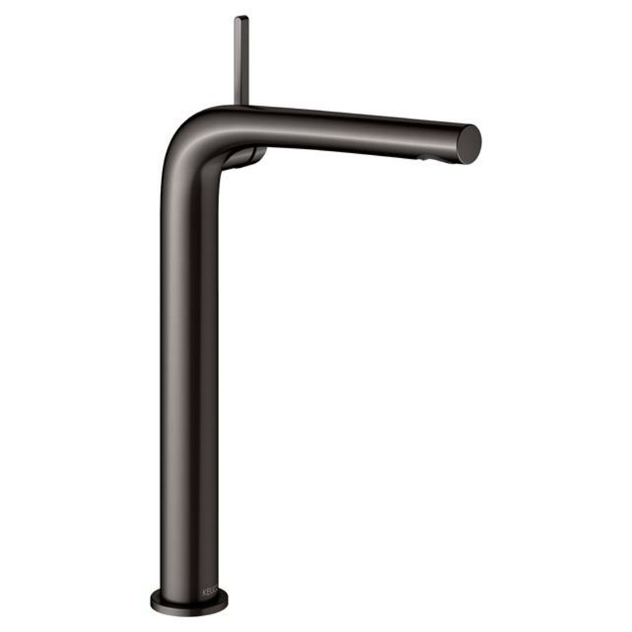 1-hendel wastafelmengkraan 290 afvoergarnituur titaanzwart geborsteld