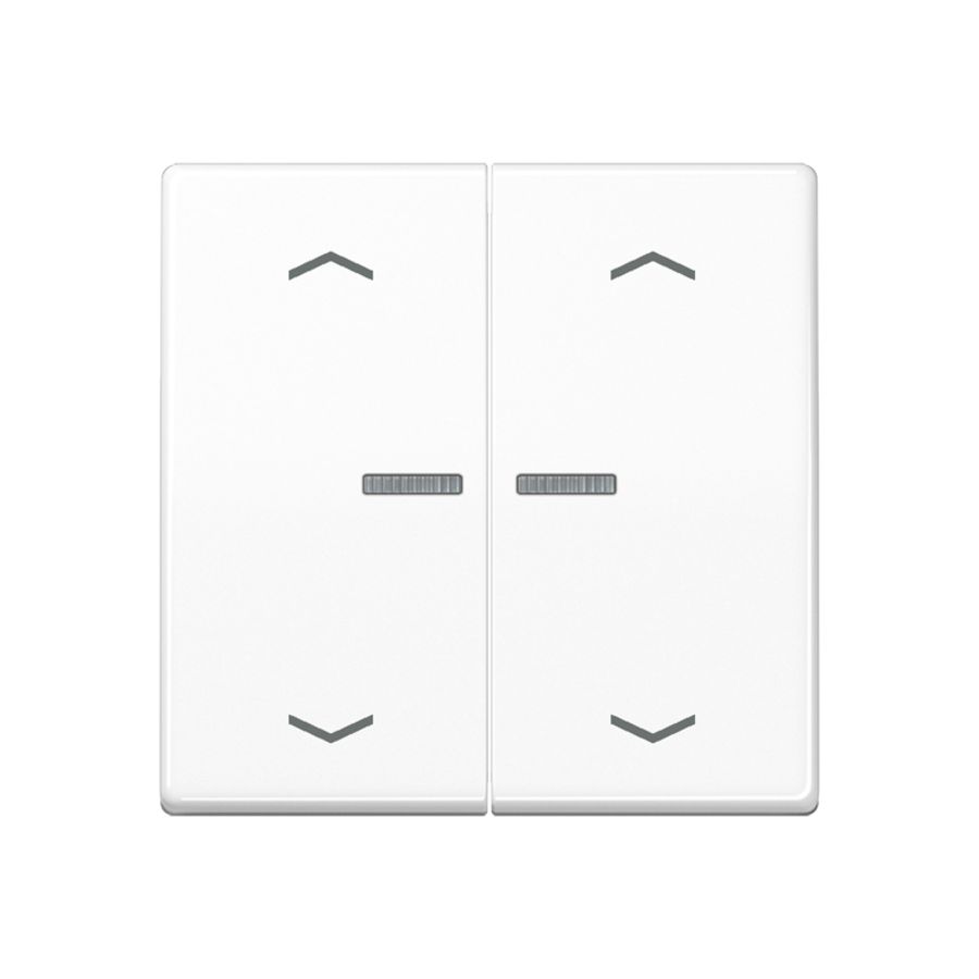 Stuurafdekking A500 2voudig a.wit sl.v pijl HOME