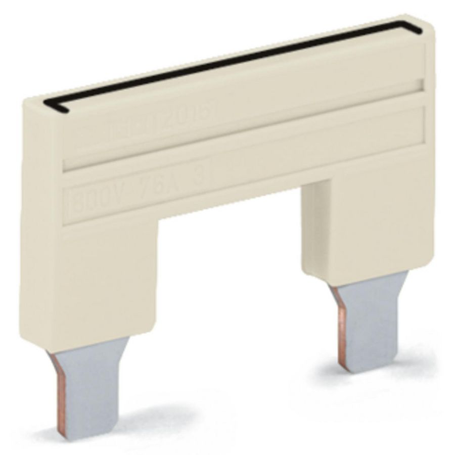 Brug van 1 naar 3 geisoleerd lichtgrijs 2010-433 VVE=25