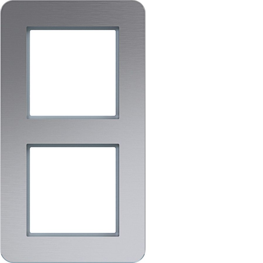 Afdekraam 2-voudig verticaal C.8 aluminium