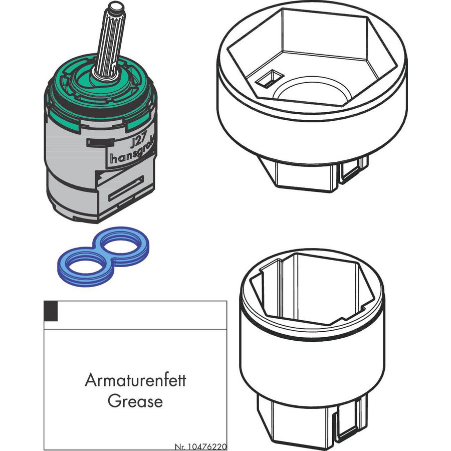 HG Joystick kardoes met montagesleutel