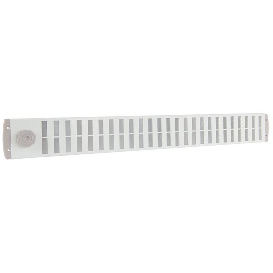 ALU schuifrooster Bold Line 750x40mm wit