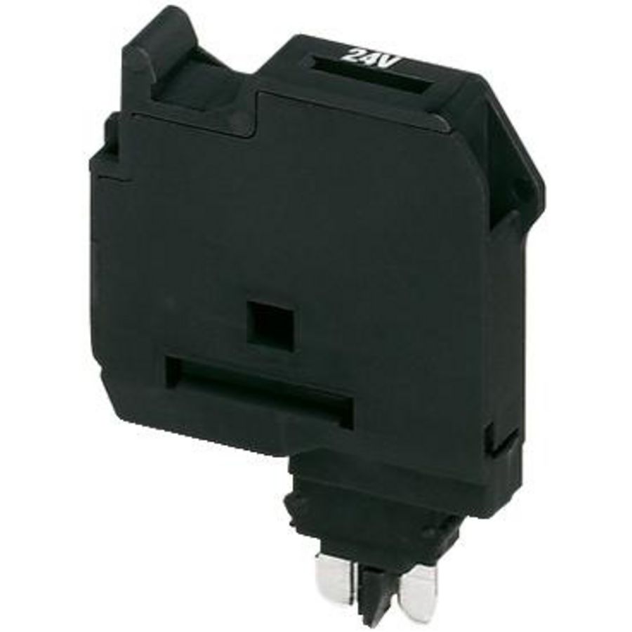 Zekeringhouder voor 5x20mm zekering 6,2mm Zwart VVE=10