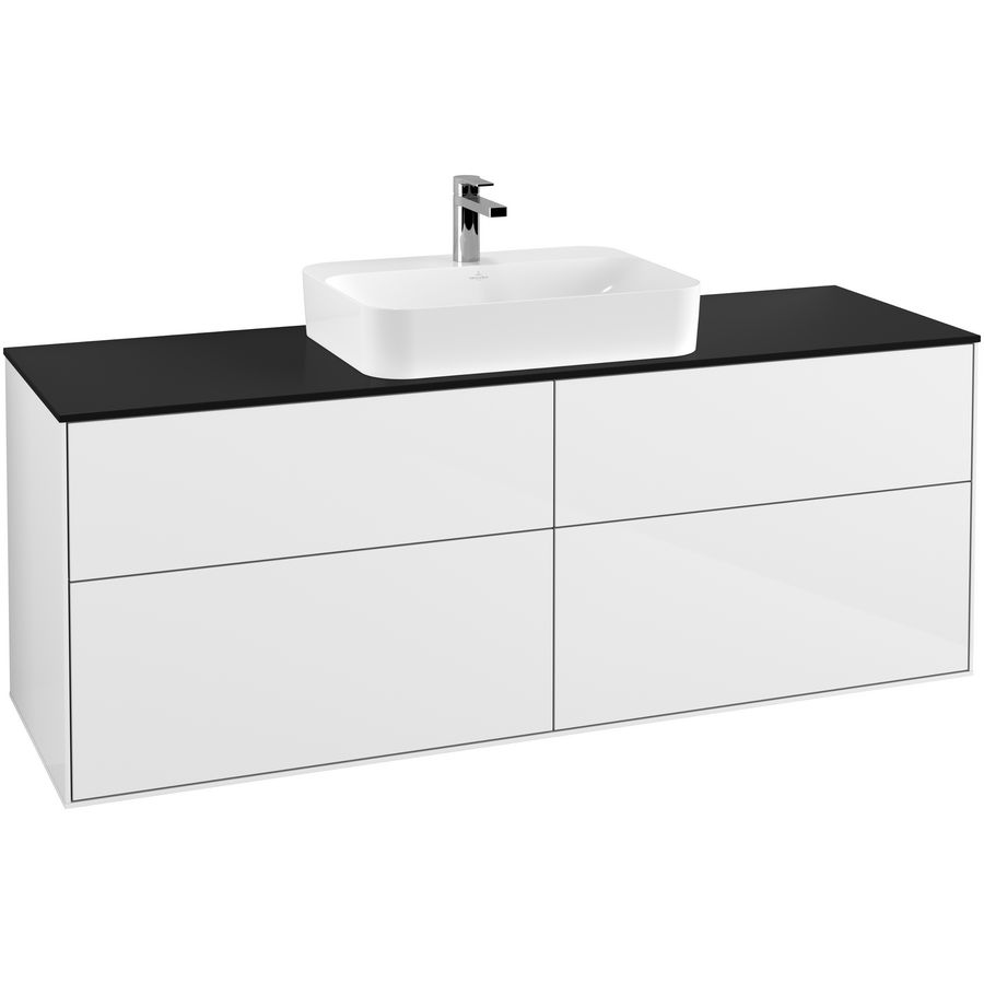 Wastafelonderkast Finion 1600x603x501mm G.White.L F44200GF