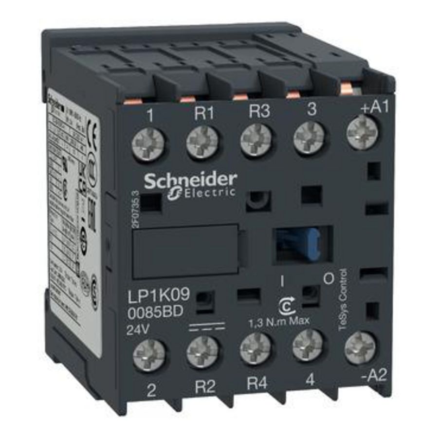 Contactor 2M+2V AC-1<=440V 20A Stuurspanning 220V DC K
