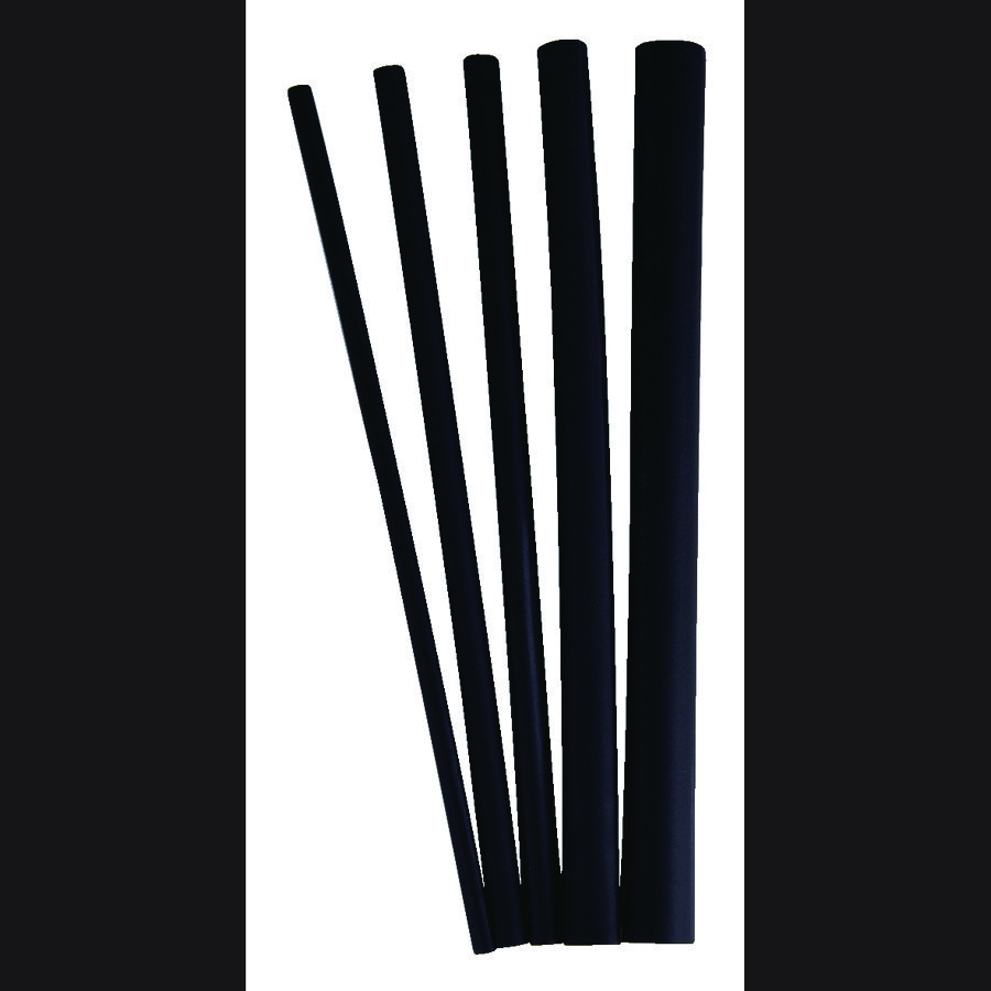 Krimpkous 3:1 zwart 12,7-4,0 1,2m