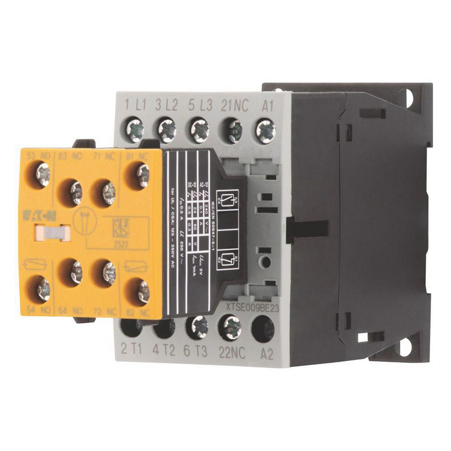 Magn.schakelaar Safety DILMS9-10(24VDC) 4kW 2m 3v