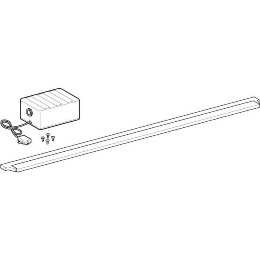 Lichtlijst voor wastafelonderkast