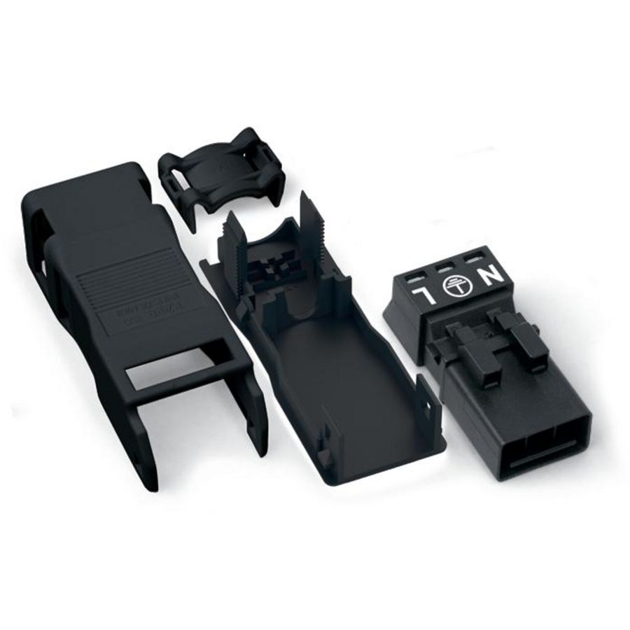 Male met trekontlastingsbeh. 3-polig 890-113 VVE=50