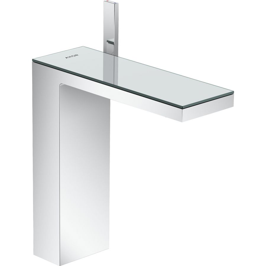 AXOR MyEdition 1-hendel wastafelmengkraan 230 met afvoerplug chroom/spiegel glas