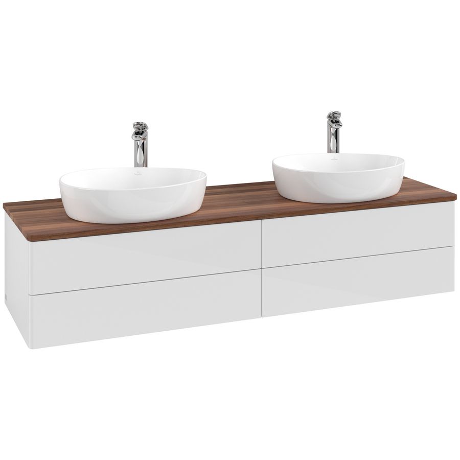 Wastafelonderkast Antao 1600x360x500mm G.White.L K28052GF